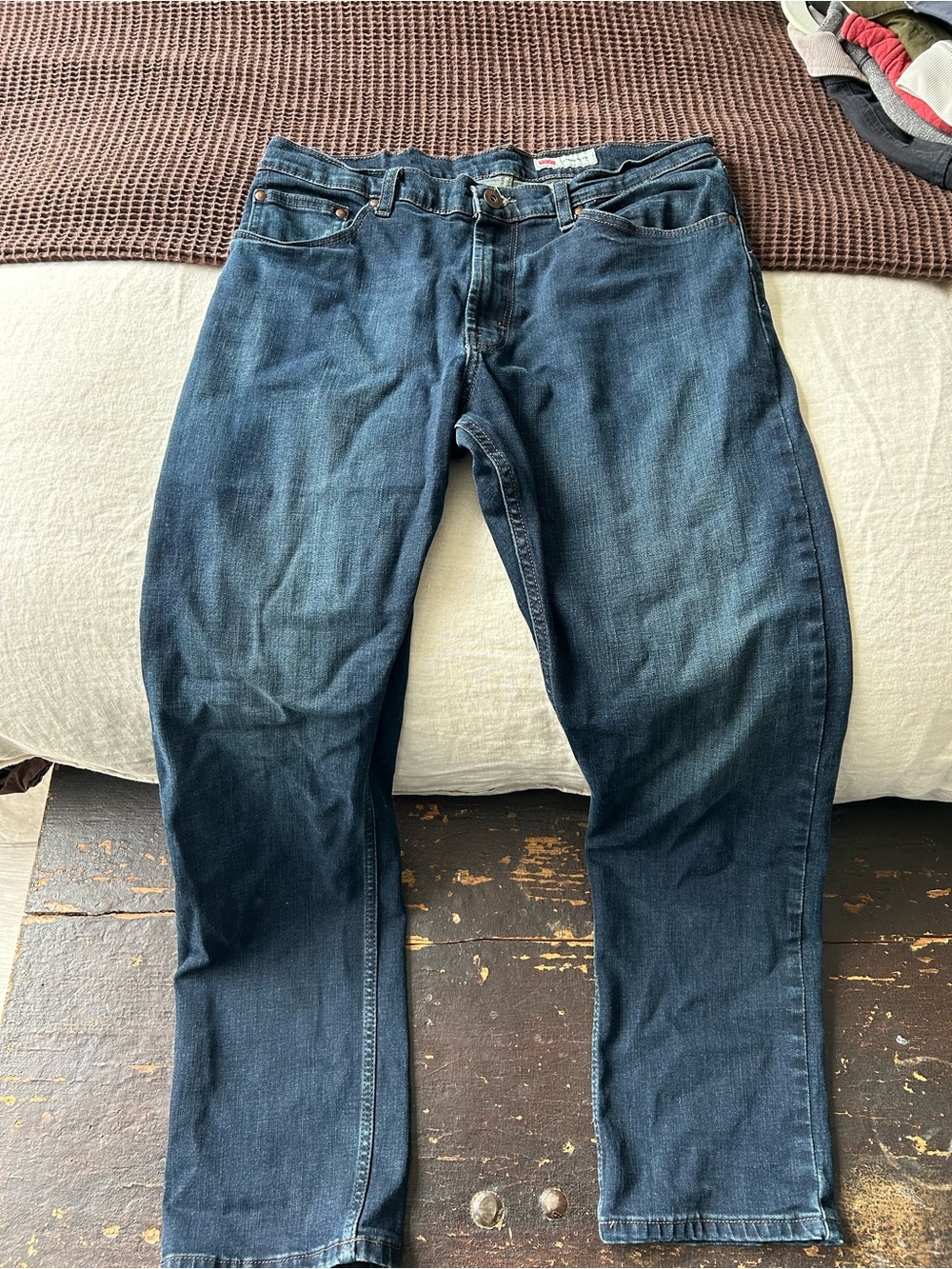 Wrangler Men's Indigo Straight Jeans